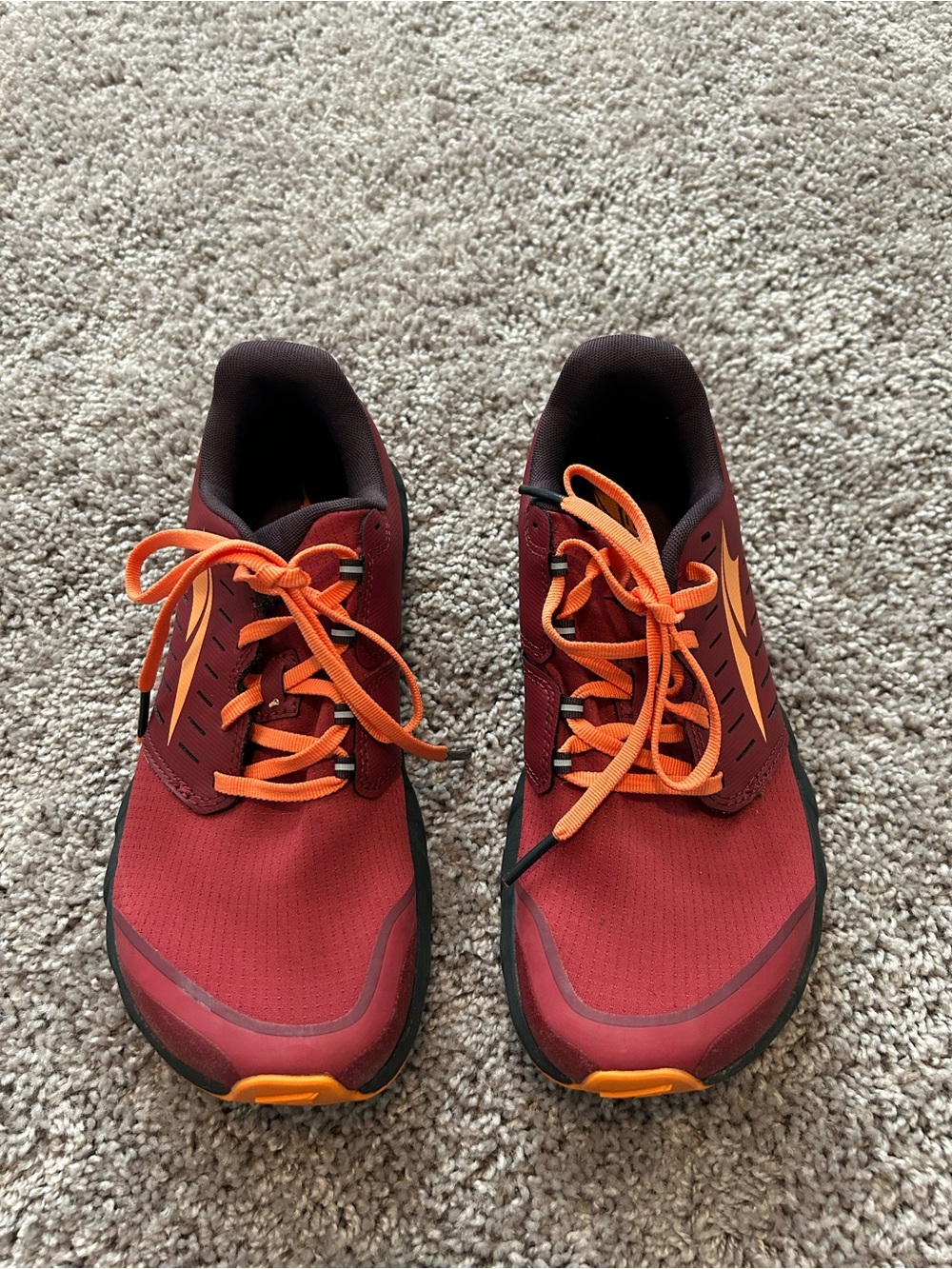 Altra Superior 5 Women's Trail Running Shoes Maroon Orange Size 9.0